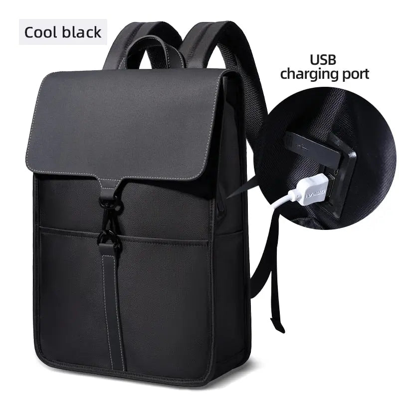 HK TechGear Collection 15.6 Inch Vintage Laptop Backpack Bag Pinnacle Luxuries