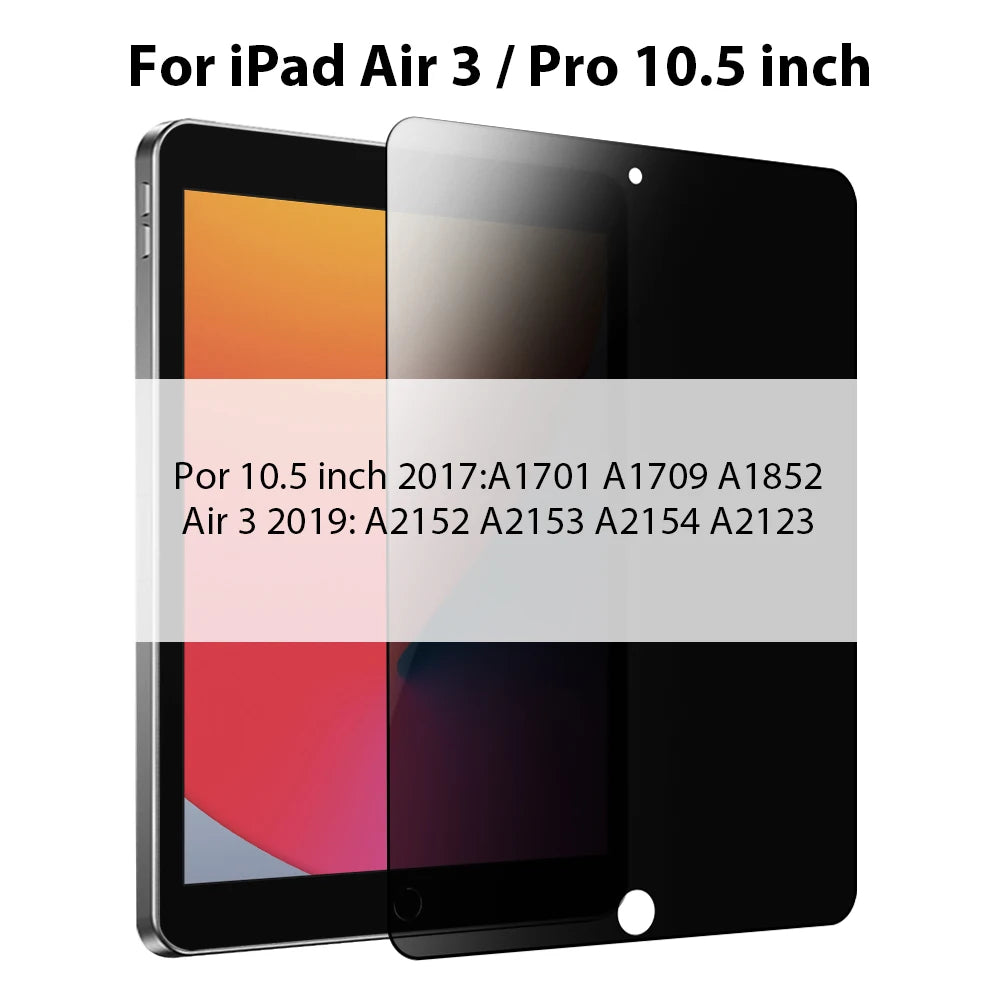 UltraShield Privacy Pro Tempered Glass Screen Protector for iPad