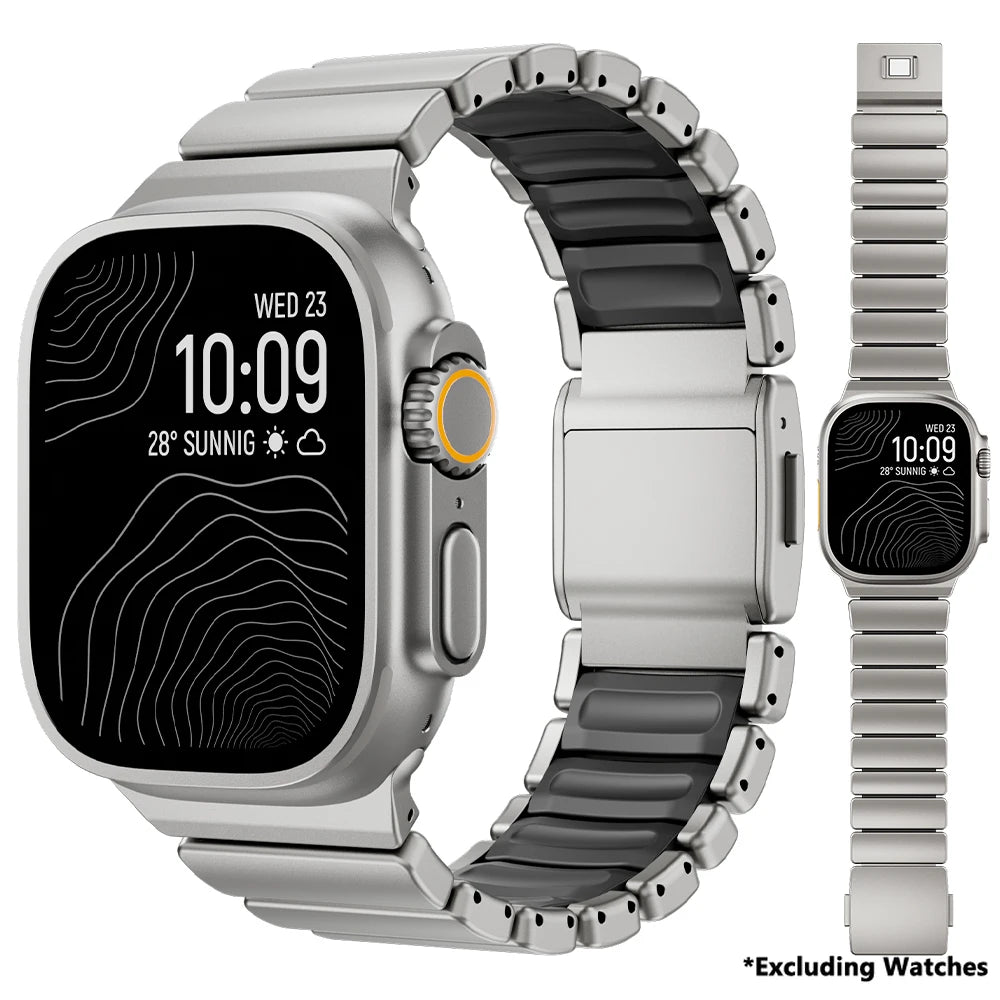 TitanEdge™ Fusion Series — Grade 5 Titanium Hybrid Band for Apple Watch
