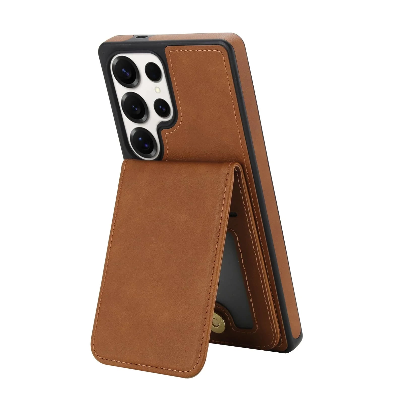 High Quality Leather Kickstand Wallet Phone Case For Galaxy Green / Samsung Galaxy S23 Ultra High Quality Leather Kickstand Wallet Phone Case For Galaxy Green / Samsung Galaxy S23 Ultra
