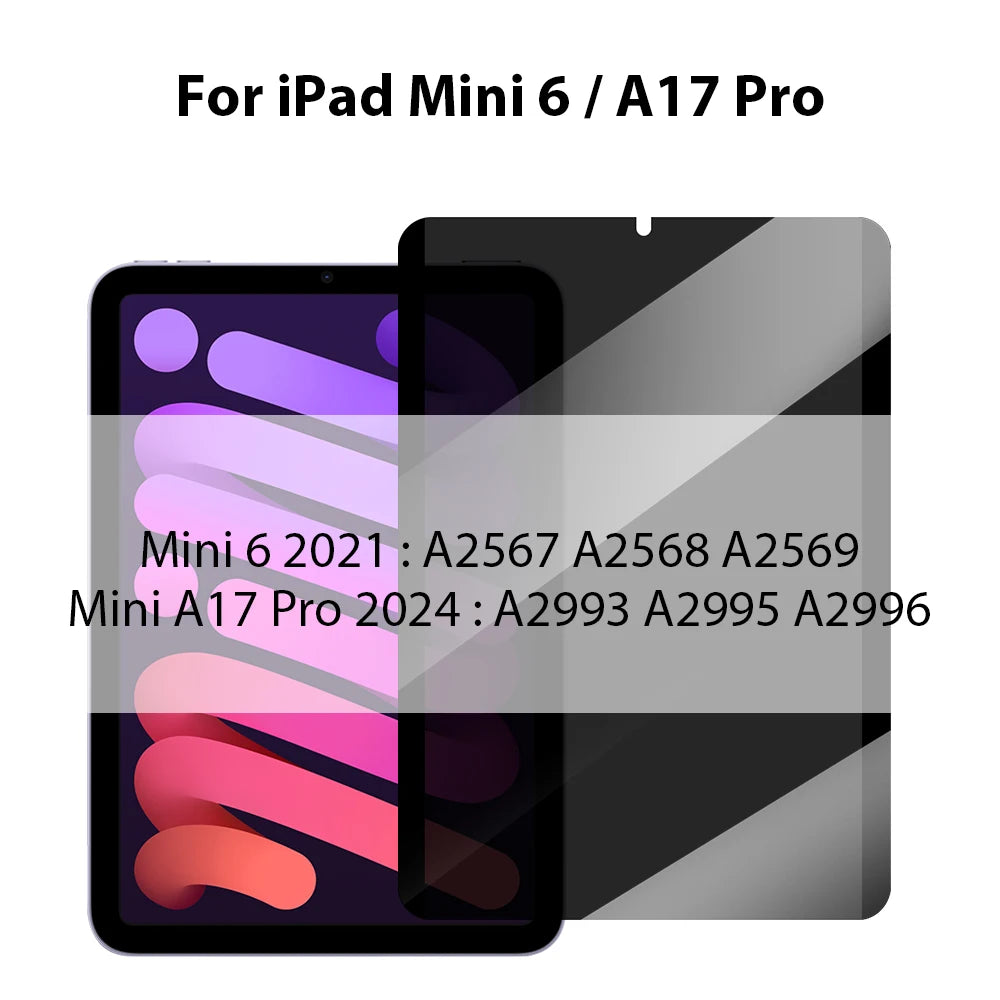 UltraShield Privacy Pro Tempered Glass Screen Protector for iPad