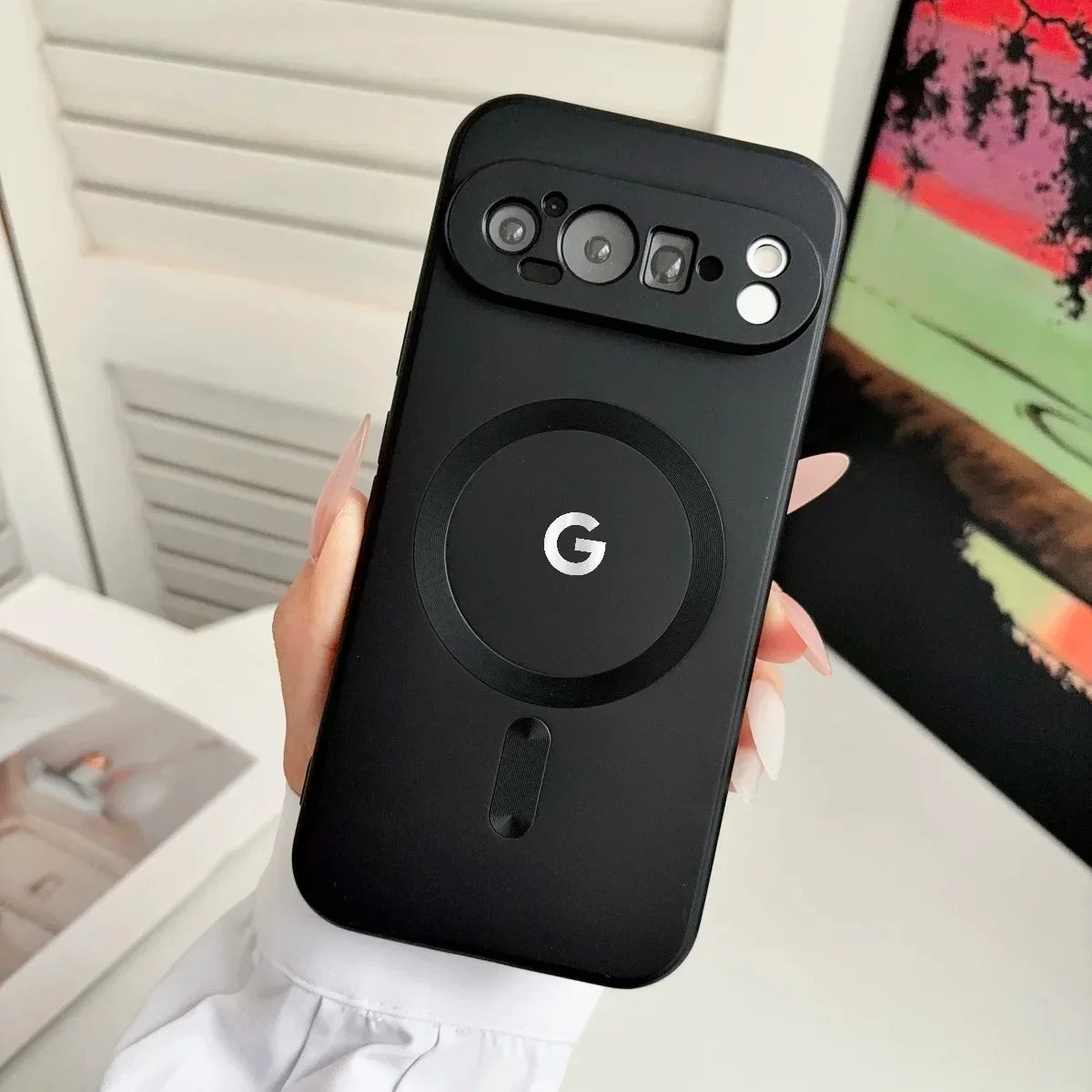 Avontic MetallicAura Google Pixel case in Black – variant image