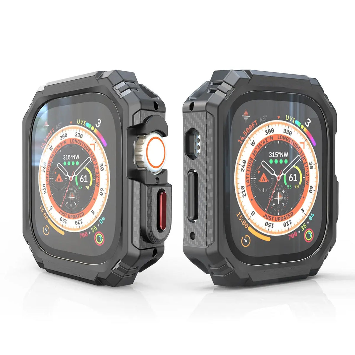 Transparent Case for Apple Watch Series Ultra 8 7 6 5 4 SE PC Hard Protector Bumper for Iwatch 49mm 45 44 40mm 41mm Accessories Avontic