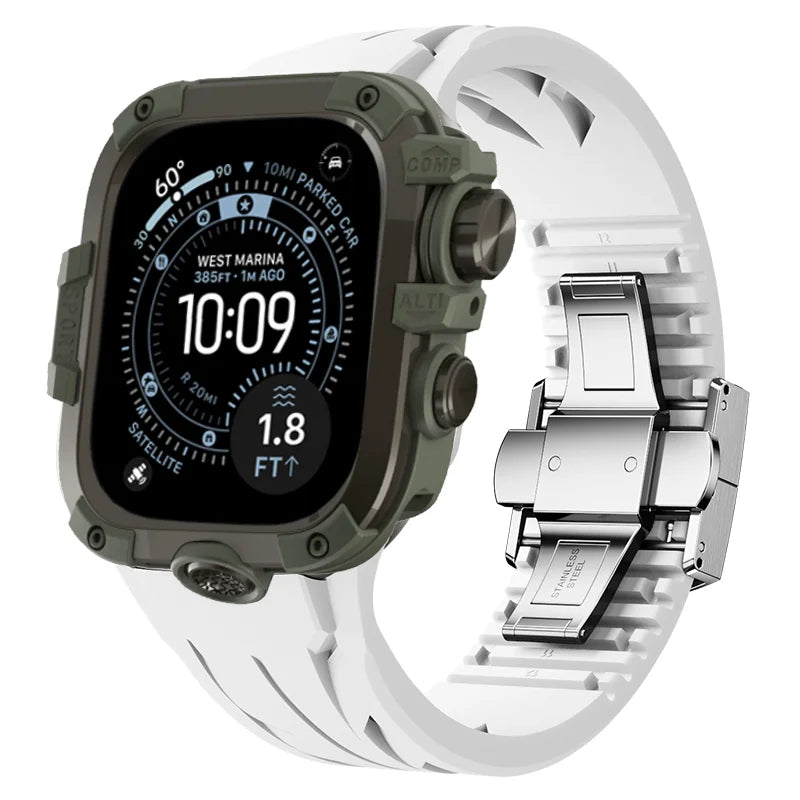 AeroGuard™ SteelSport Pro Case & Band System — Apple Watch Ultra 3/2/1, Series 11/10 (49mm / 46mm / 45mm / 44mm)