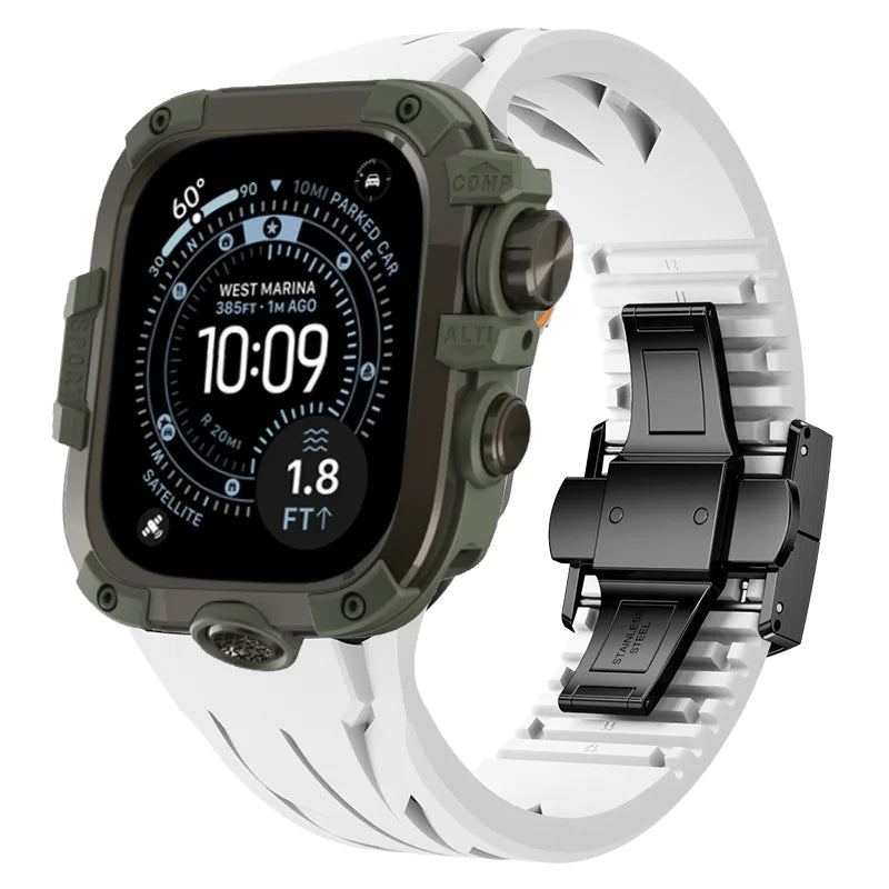AeroGuard™ SteelSport Pro Case & Band System — Apple Watch Ultra 3/2/1, Series 11/10 (49mm / 46mm / 45mm / 44mm)
