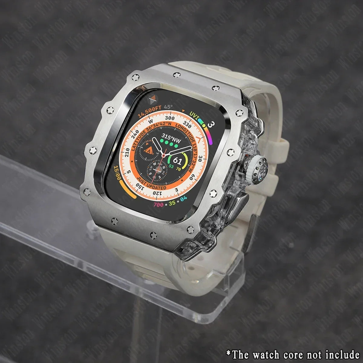 FortiCase™ Sport Edition — Stainless Steel Armor Kit for Apple Watch Ultra 3, 2 & 1 & Series 6–9