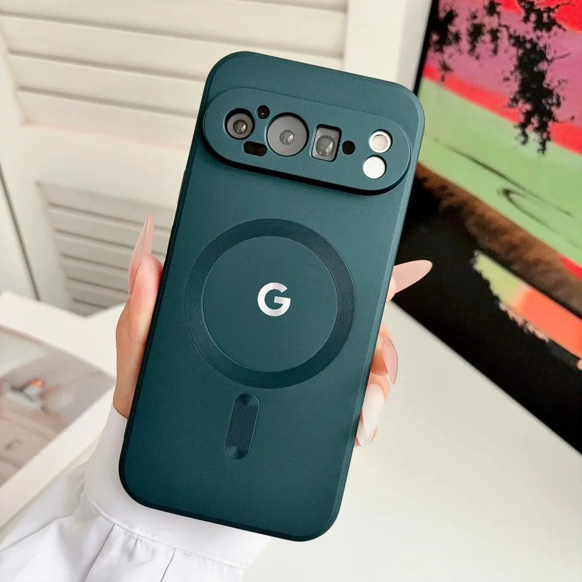 Avontic MetallicAura Google Pixel case in Green – variant image