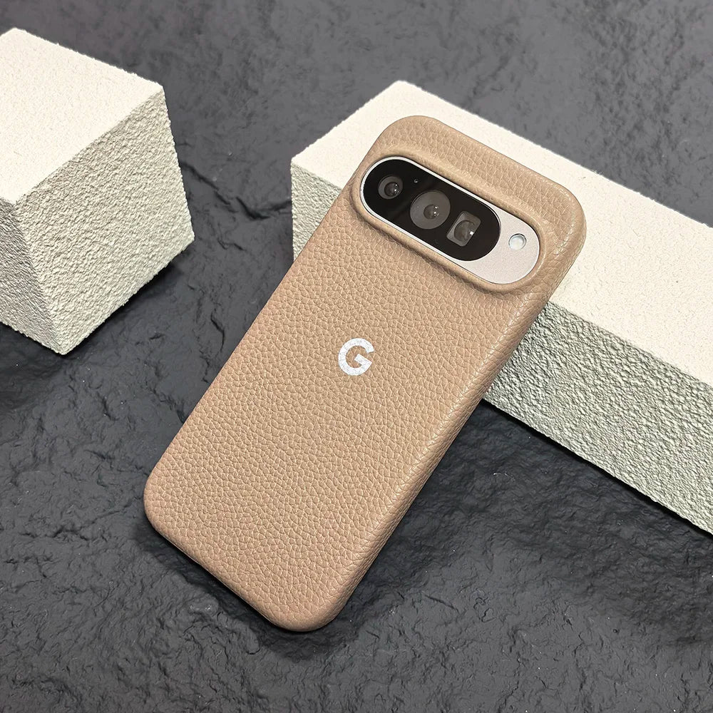Avontic LitchiGuard Google Pixel case in Light Brown – variant image