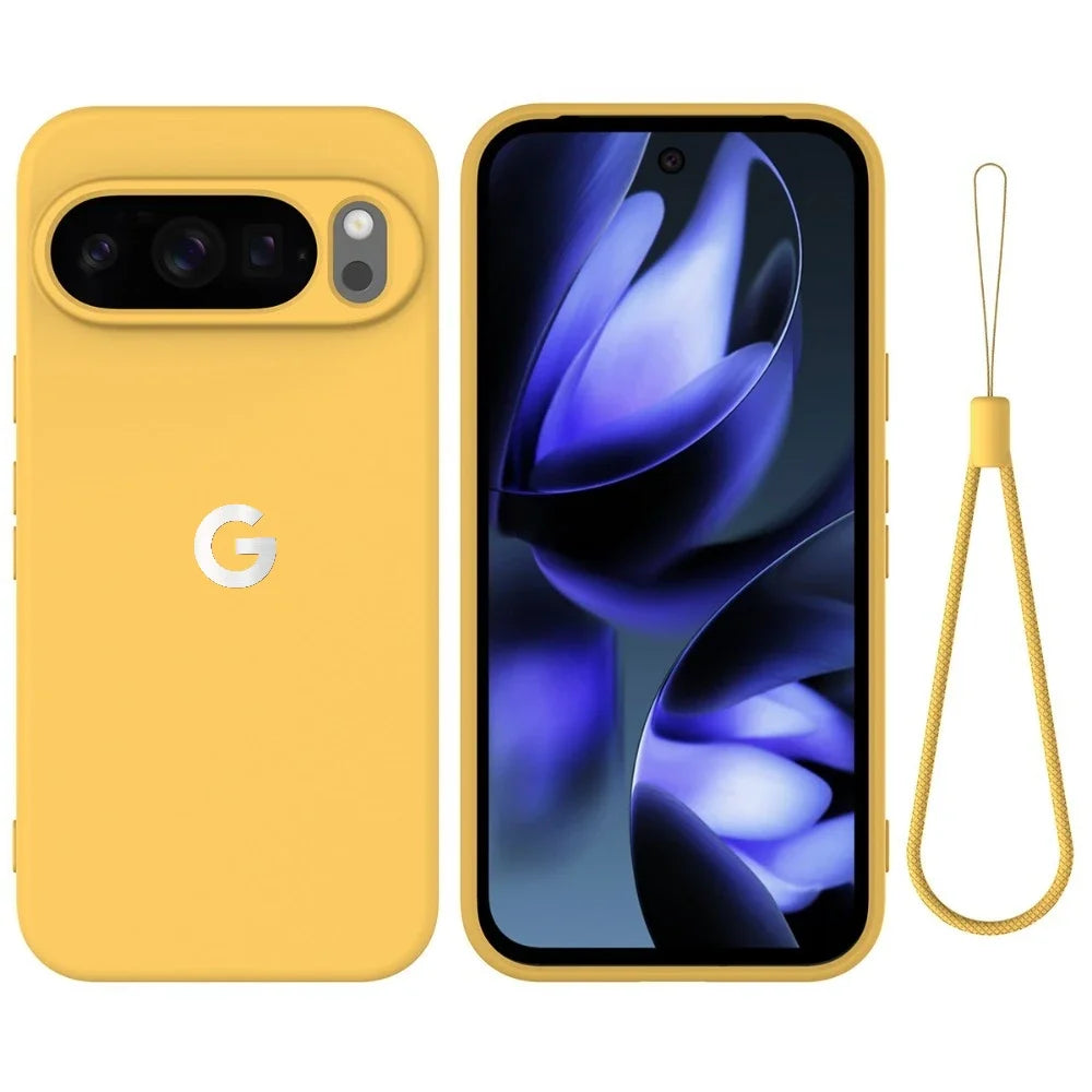 Avontic SoftAura Silicone Lanyard Case for Google Pixel 6–11 Series
