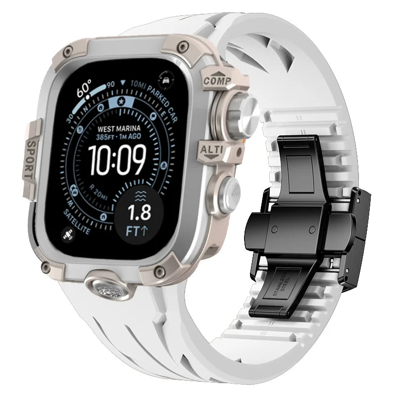 AeroGuard™ SteelSport Pro Case & Band System — Apple Watch Ultra 3/2/1, Series 11/10 (49mm / 46mm / 45mm / 44mm)