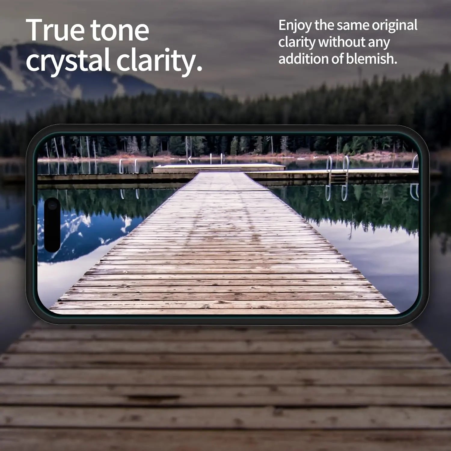 3 Pack Screen Protector for iPhone 15 14 13 12 11 Pro Max Friendly Tempered Glass Film, [Ultra HD] 9H Hardness Scratch Resistant Pinnacle Luxuries