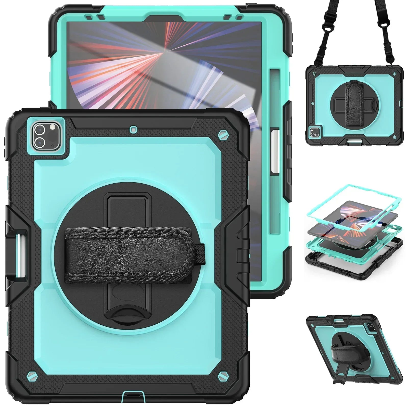 RhinoGuard Tactical 360 Pro Case for iPad Air, iPad A16, and iPad 12th Gen 2026