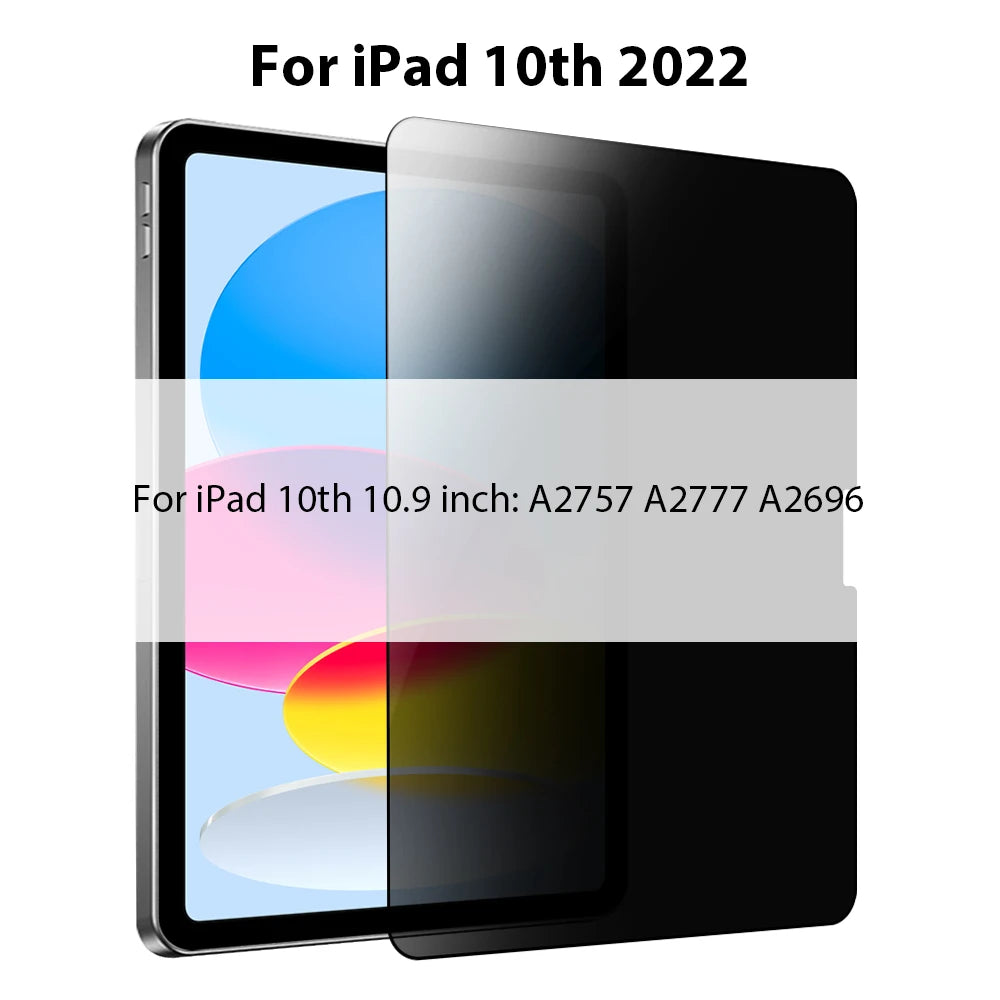 UltraShield Privacy Pro Tempered Glass Screen Protector for iPad