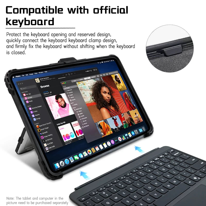 RhinoGuard Apex Shield Case for Surface Pro & Surface Go (Pro 12, 11, 10, 9, 8, 7, 6, 5, 4 | Go 4, 3, 2, 1)