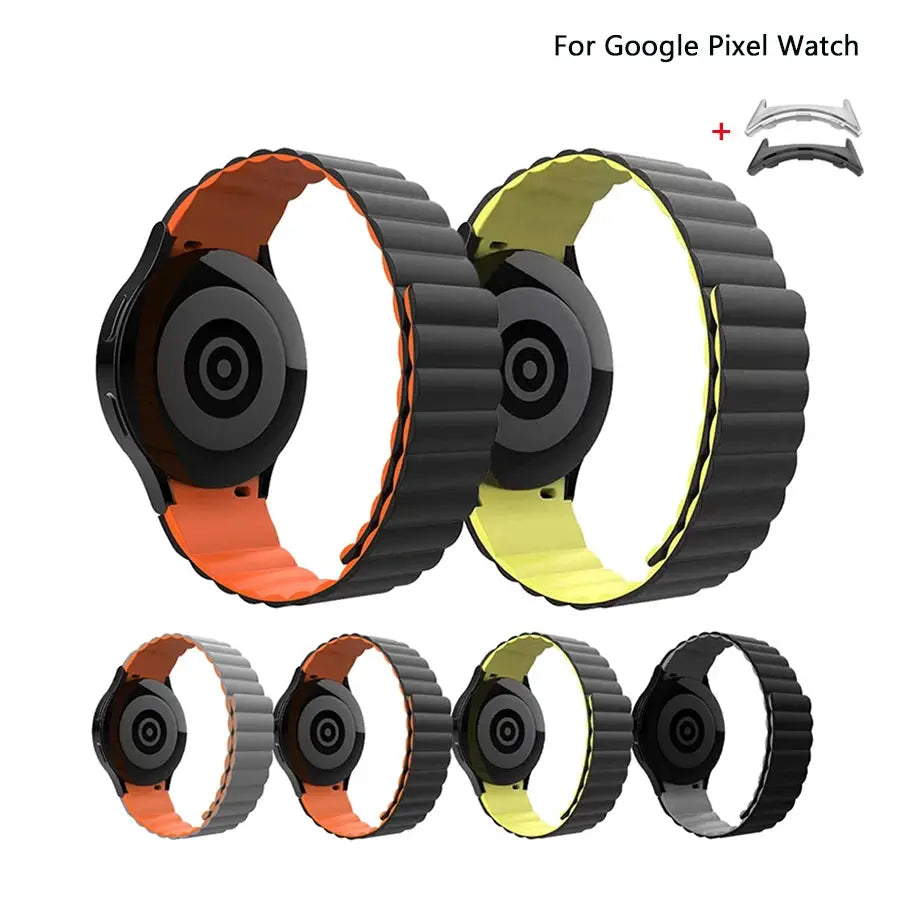 MagGrip Silicone Band for Google Pixel Watch 3 - Magnetic Secure Fit, Bold Style — product view 15