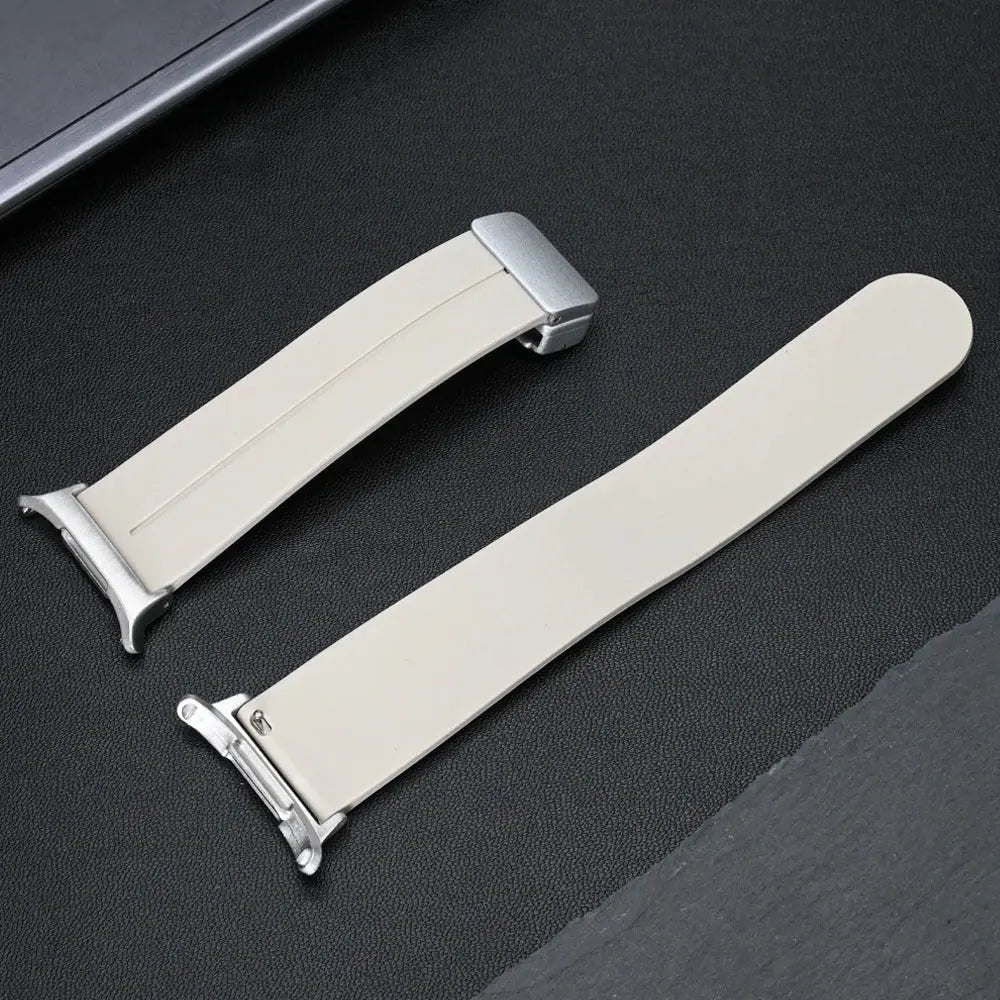 Silicone Sport Band for Samsung Galaxy Watch 7 Ultra 47mm Soft Loop Bracelet for Galaxy Watch 7 Ultra 47mm Magnetic Buckle Strap Avontic