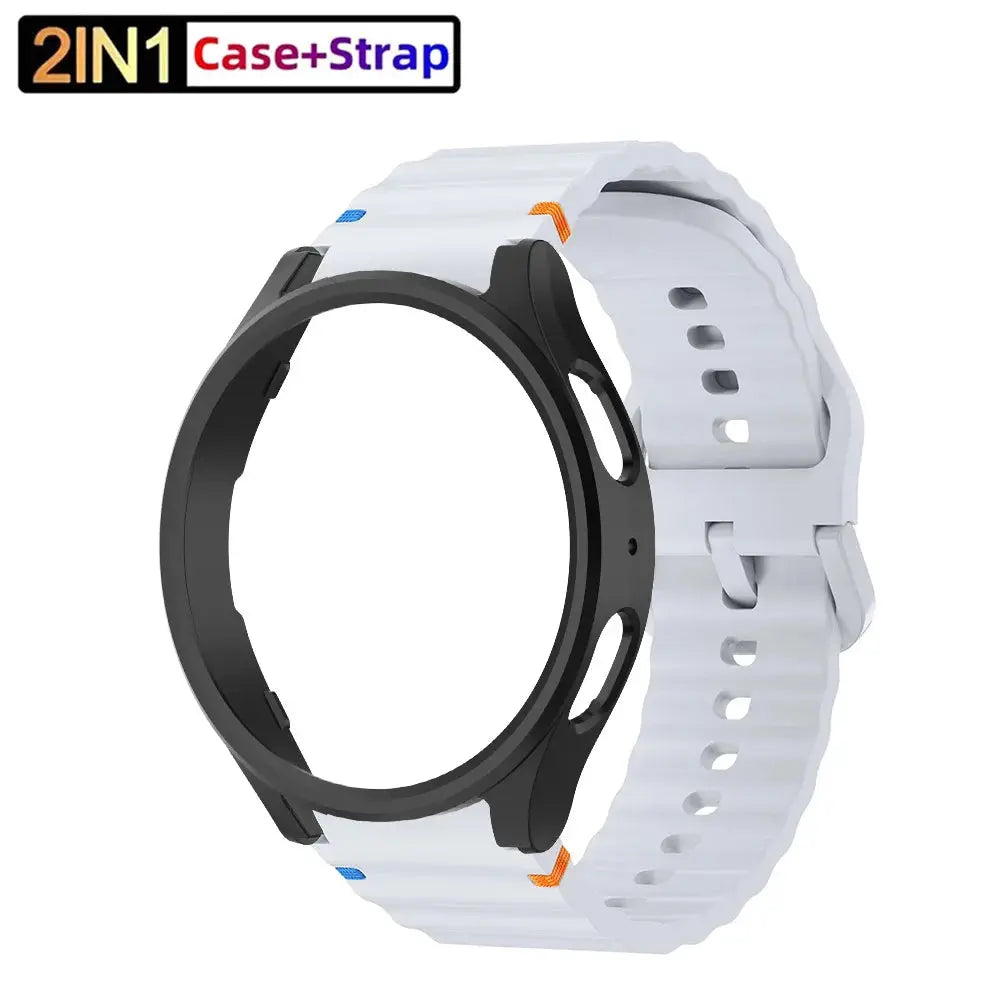 Ultimate 2-in-1 Silicone Strap & Protective Case for Samsung Galaxy Watch 7 — product view 5