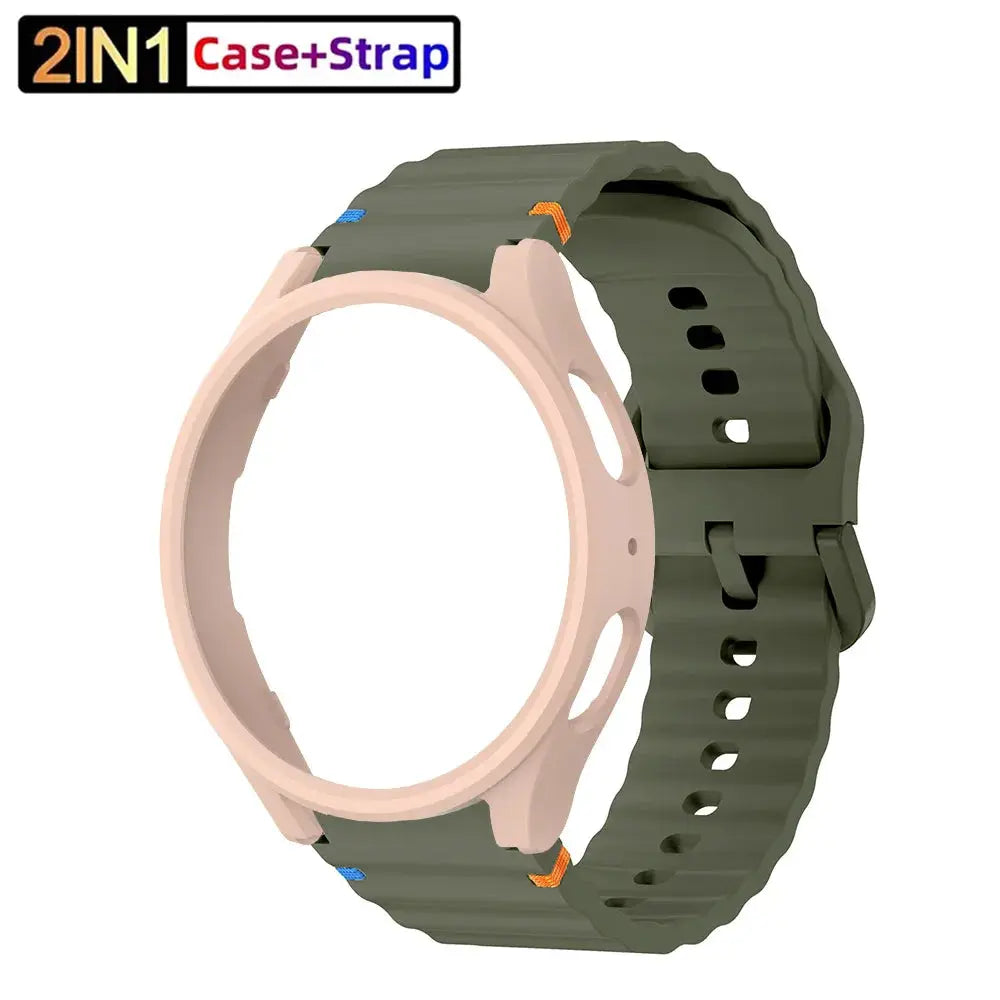 Ultimate 2-in-1 Silicone Strap & Protective Case for Samsung Galaxy Watch 7 — product view 7