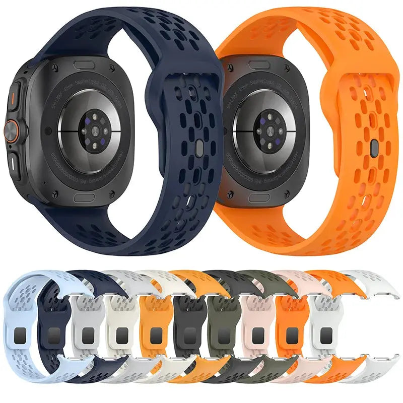 GalaxyFit Breathable Silicone Sport Band for Galaxy Watch Ultra & Ultra 2 (2026) — product view 3