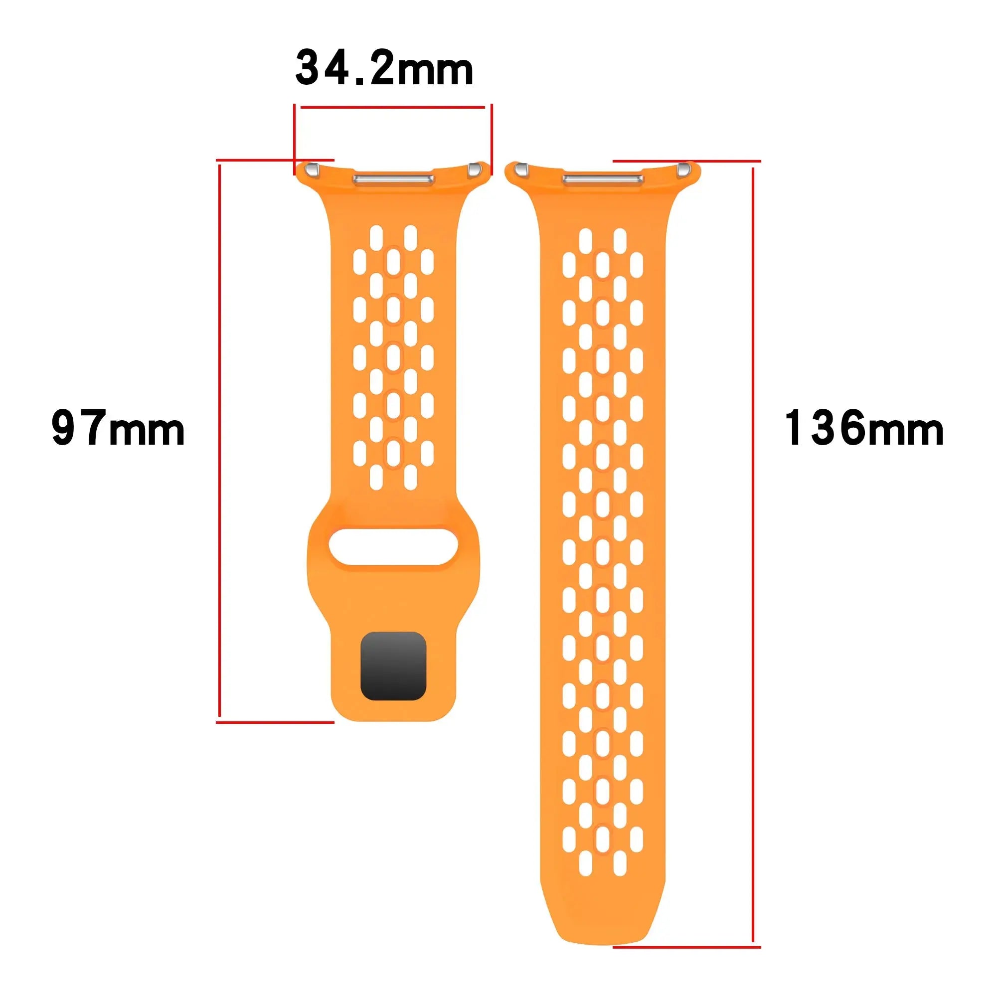 GalaxyFit Breathable Silicone Sport Band for Galaxy Watch Ultra & Ultra 2 (2026) — product view 5