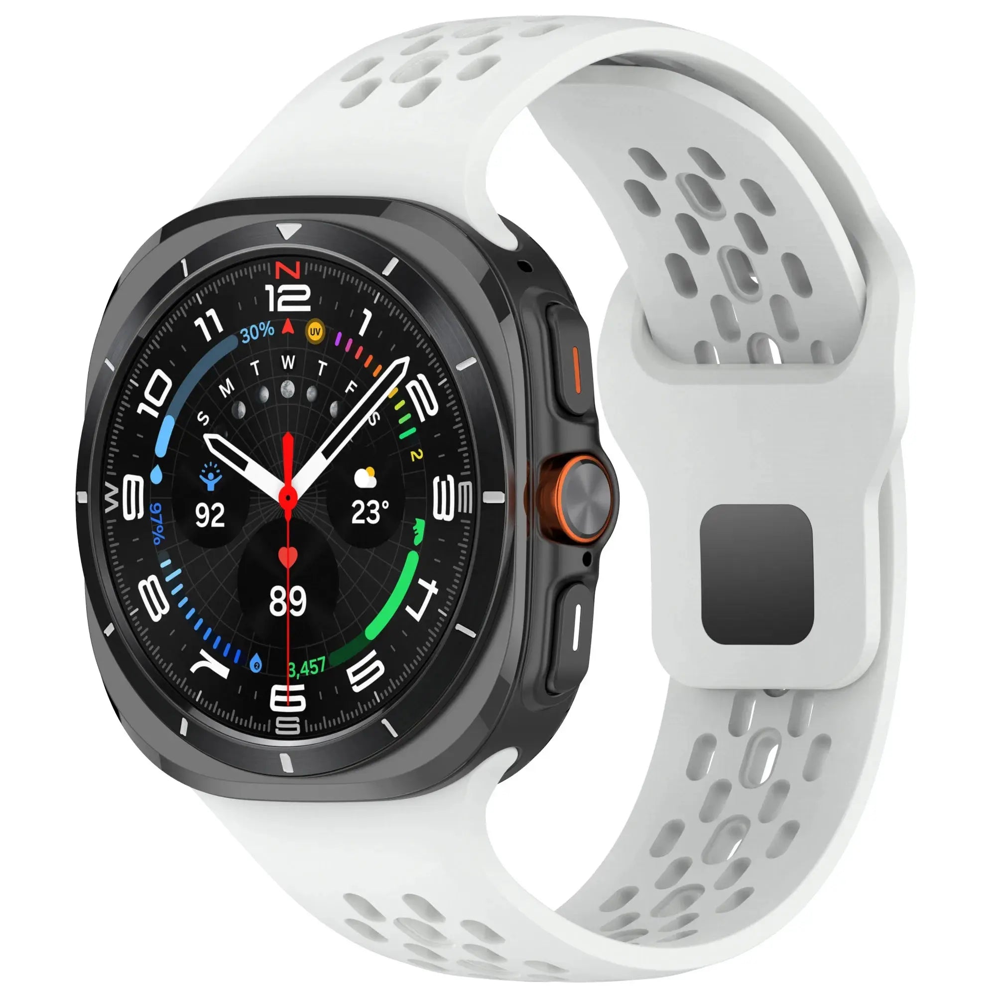 GalaxyFit Breathable Silicone Sport Band for Galaxy Watch Ultra & Ultra 2 (2026) — product view 7