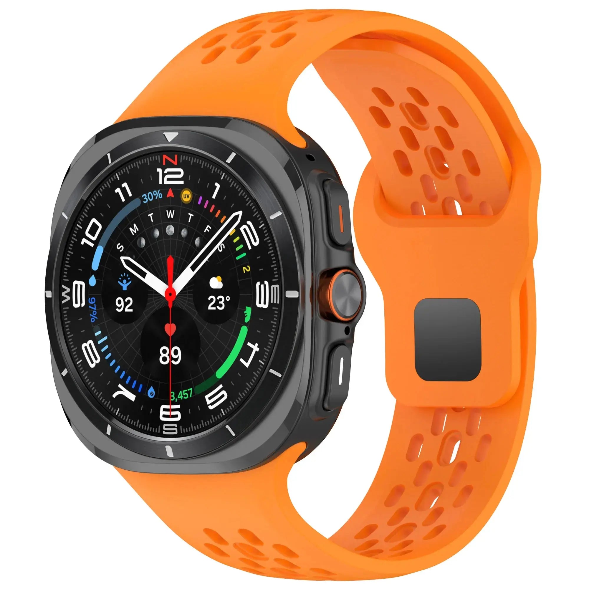 GalaxyFit Breathable Silicone Sport Band for Galaxy Watch Ultra & Ultra 2 (2026) — product view 8