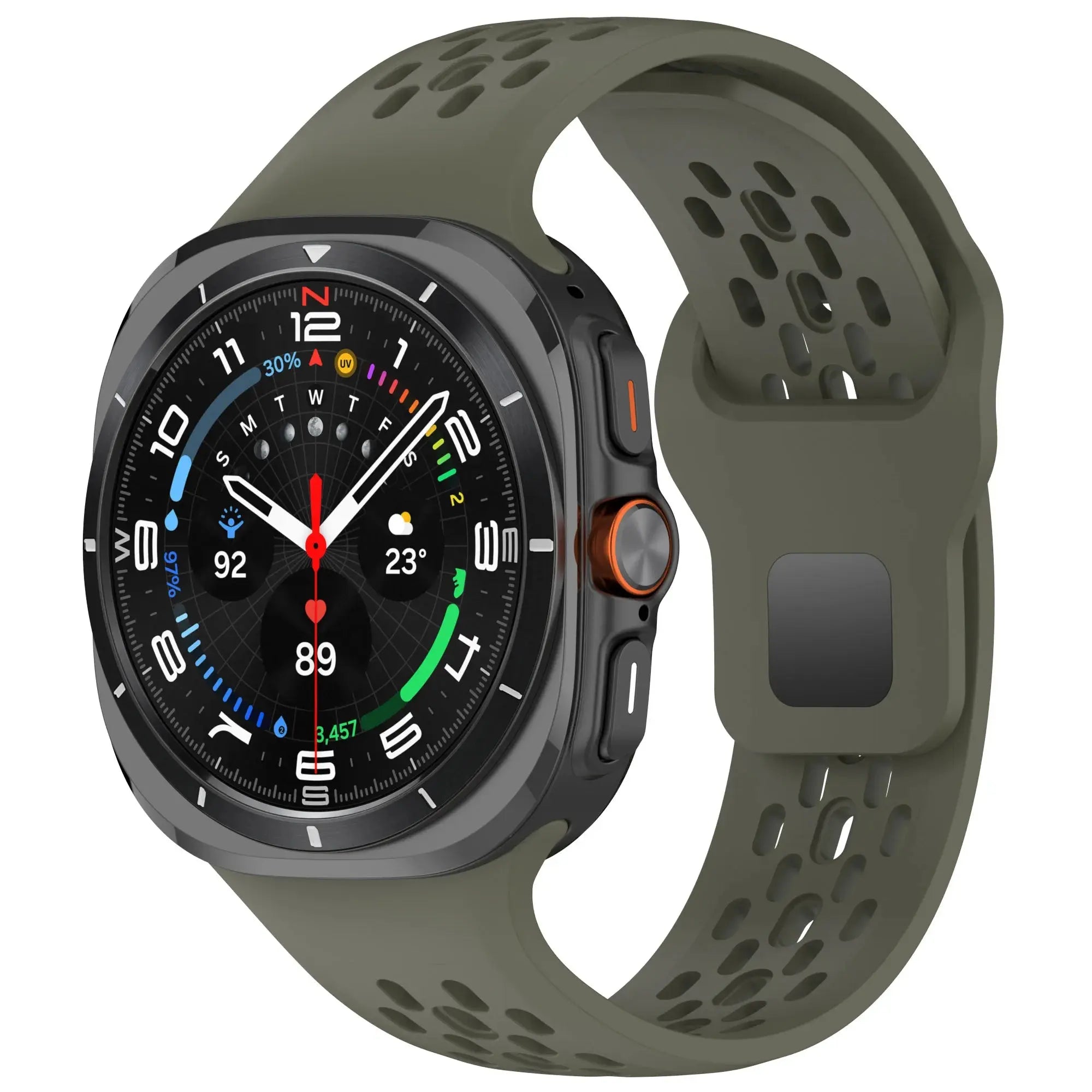 GalaxyFit Breathable Silicone Sport Band for Galaxy Watch Ultra & Ultra 2 (2026) — product view 10