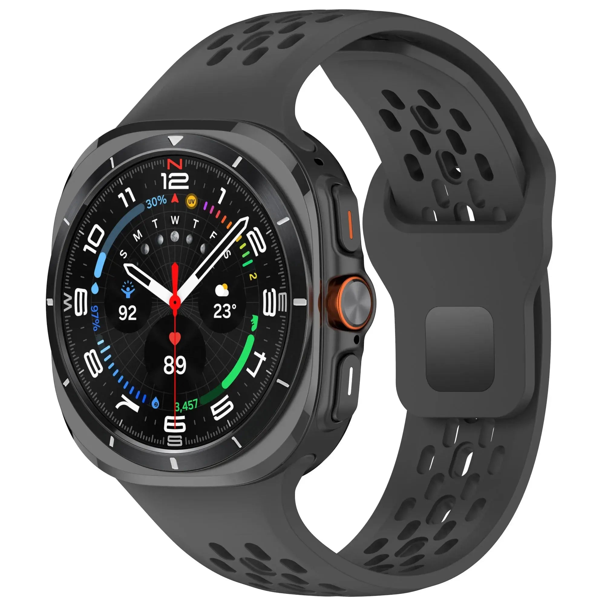 GalaxyFit Breathable Silicone Sport Band for Galaxy Watch Ultra & Ultra 2 (2026) — product view 11