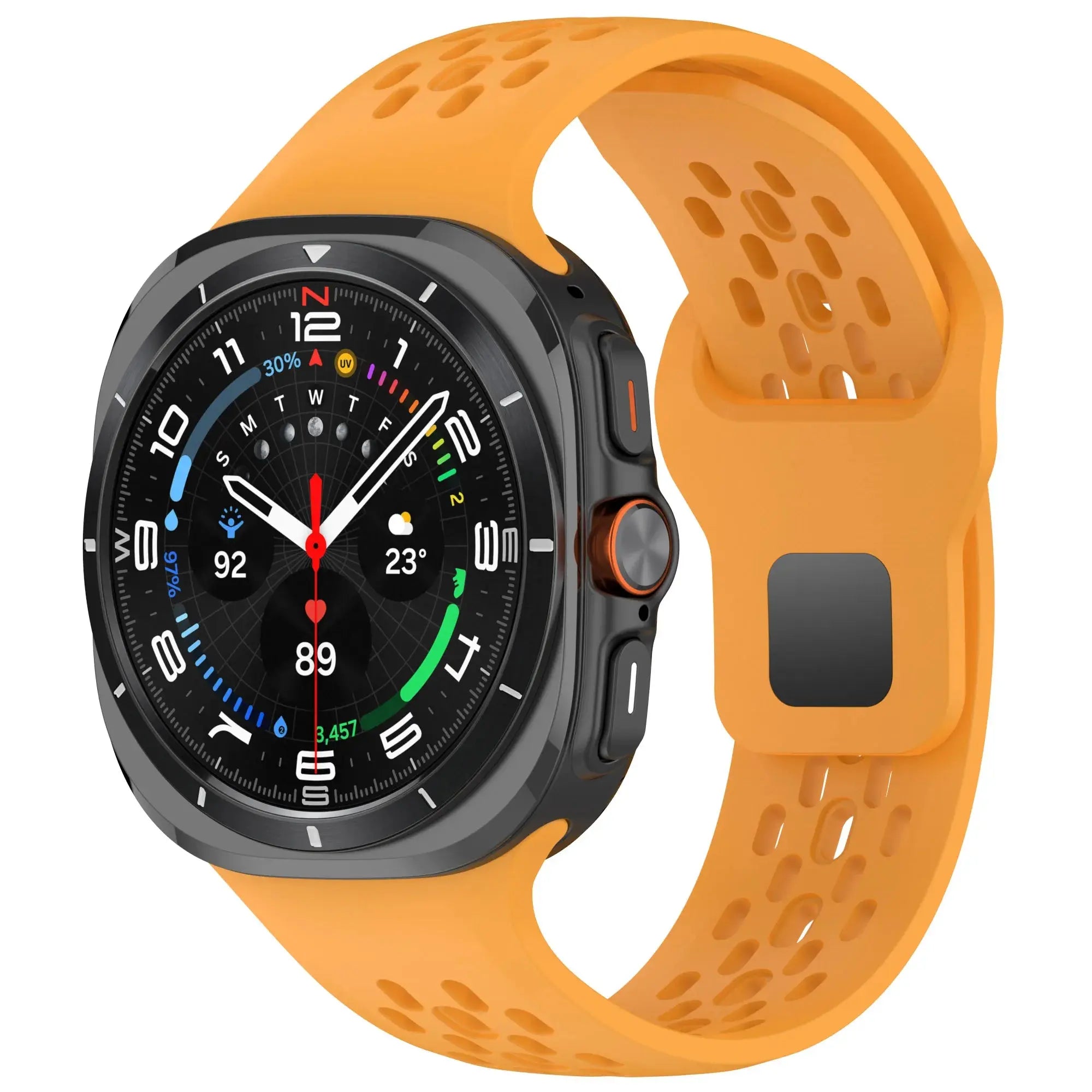 GalaxyFit Breathable Silicone Sport Band for Galaxy Watch Ultra & Ultra 2 (2026) — product view 12