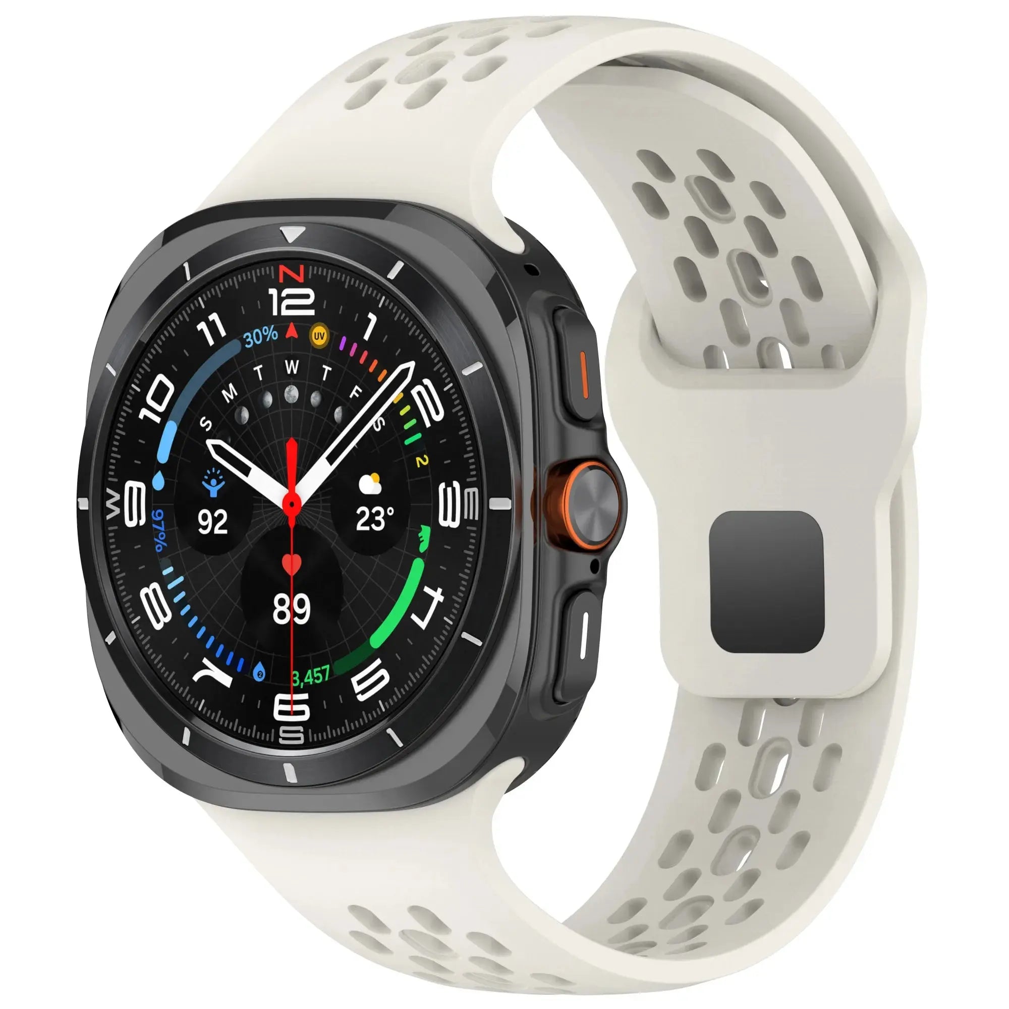GalaxyFit Breathable Silicone Sport Band for Galaxy Watch Ultra & Ultra 2 (2026) — product view 13