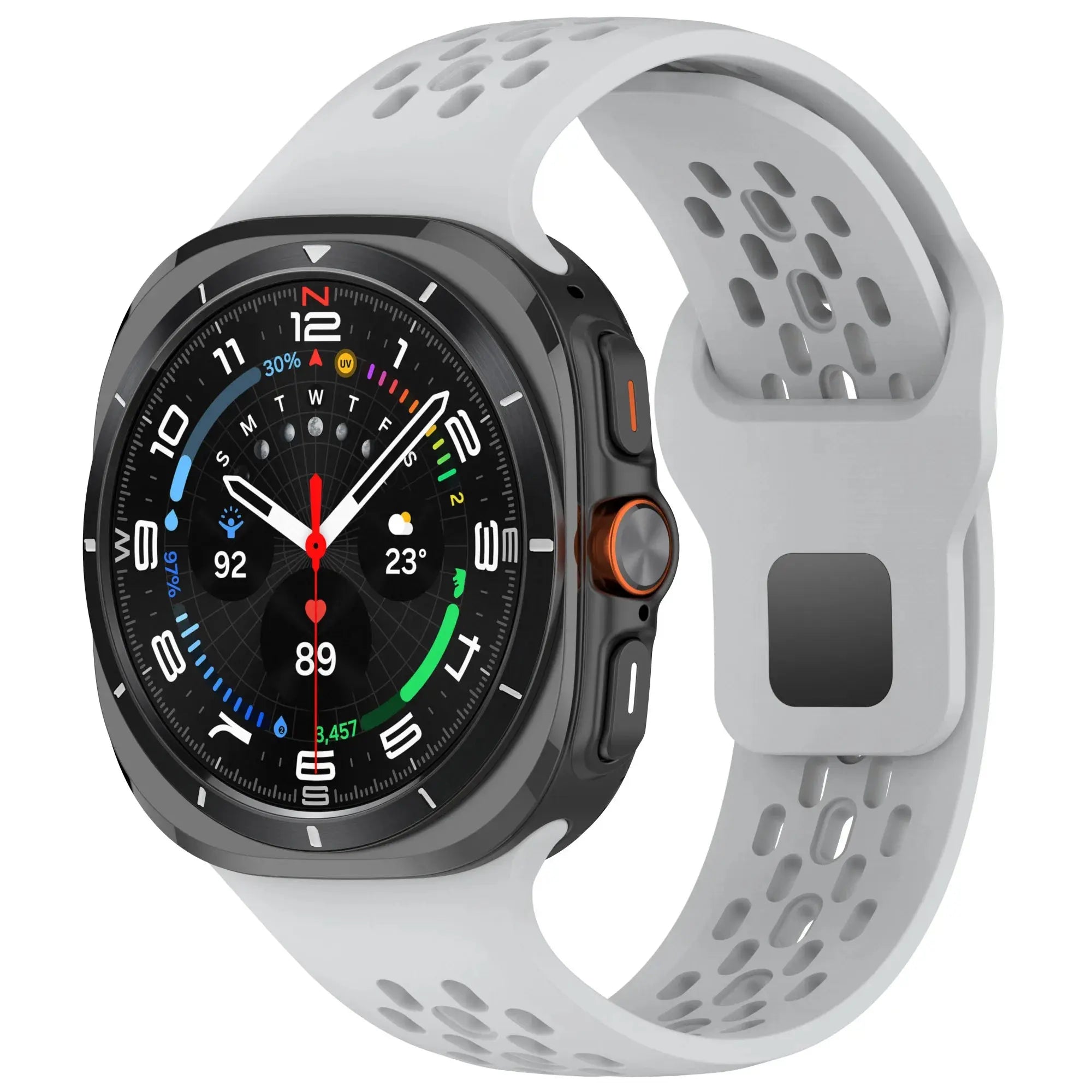 GalaxyFit Breathable Silicone Sport Band for Galaxy Watch Ultra & Ultra 2 (2026) — product view 14