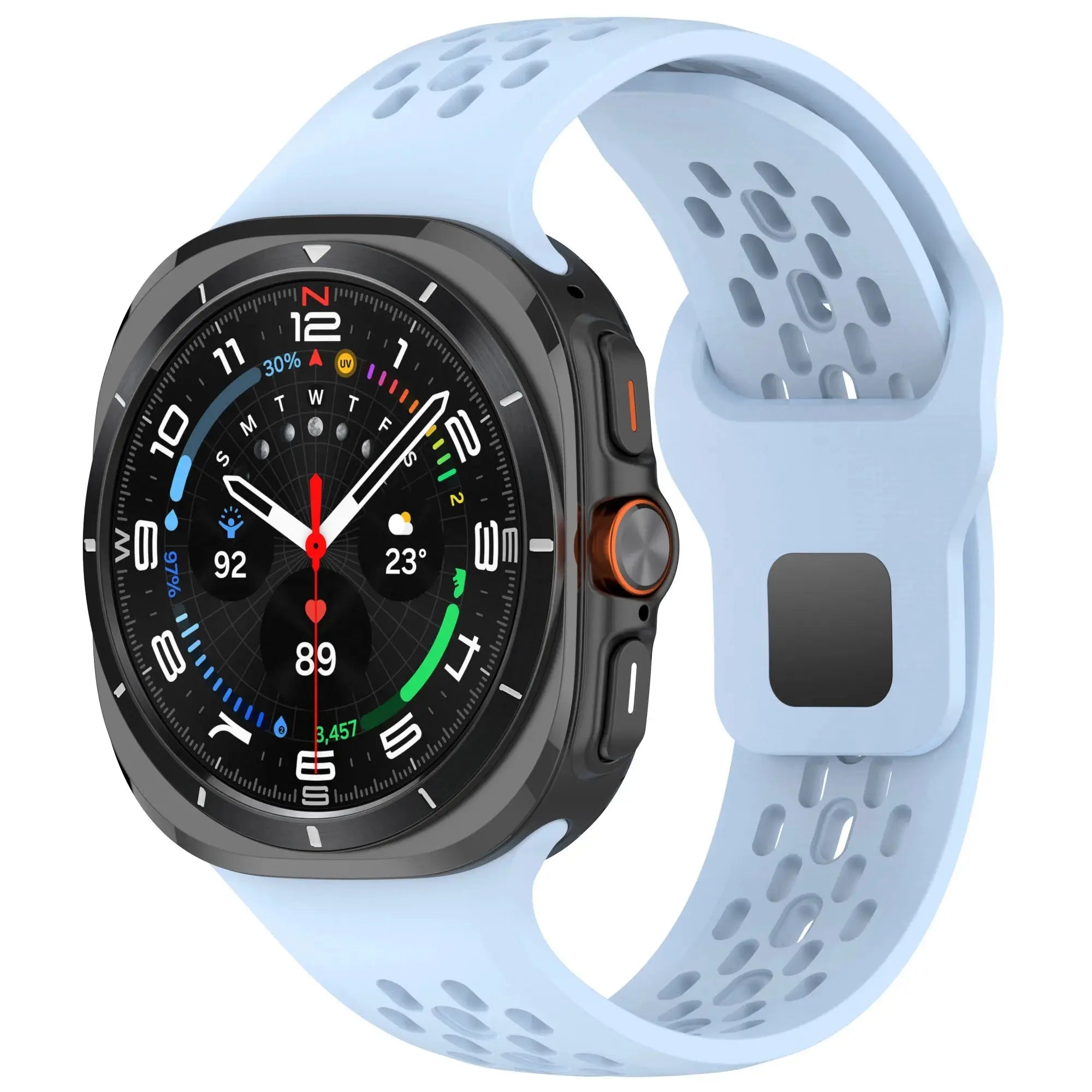 GalaxyFit Breathable Silicone Sport Band for Galaxy Watch Ultra & Ultra 2 (2026) — product view 15