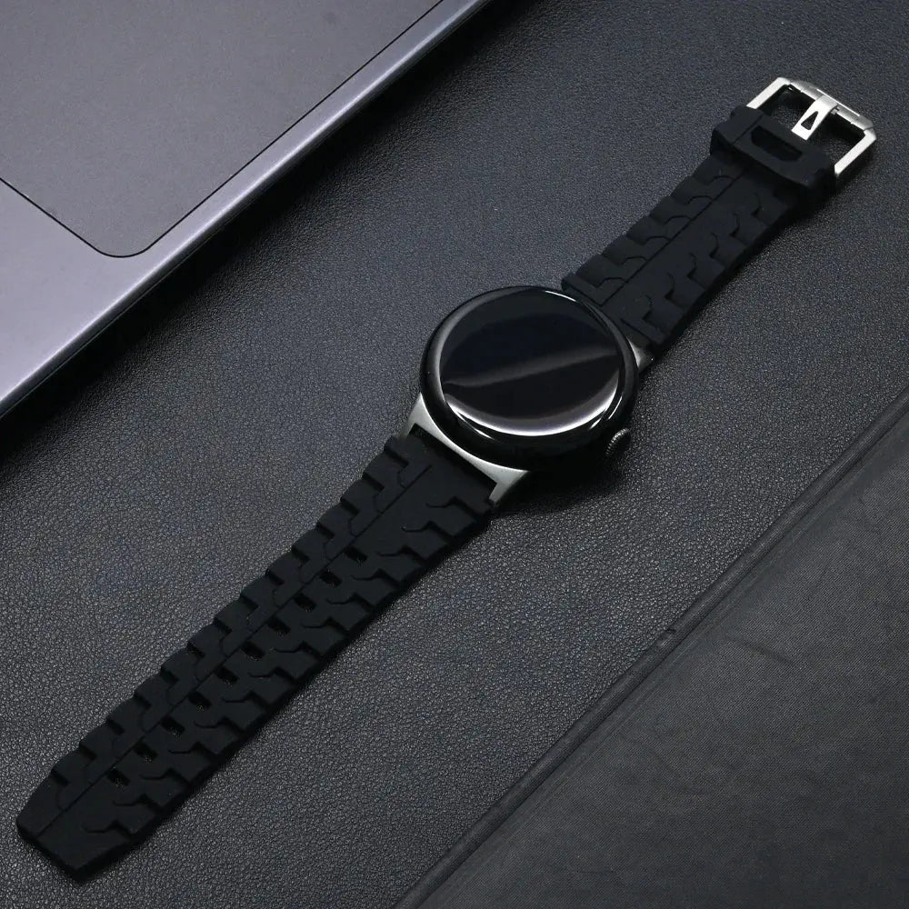 EliteFit Sport Silicone Band for Google Pixel Watch 4 & 3 – Premium Breathable Fitness Band (45mm Compatible) — product view 3