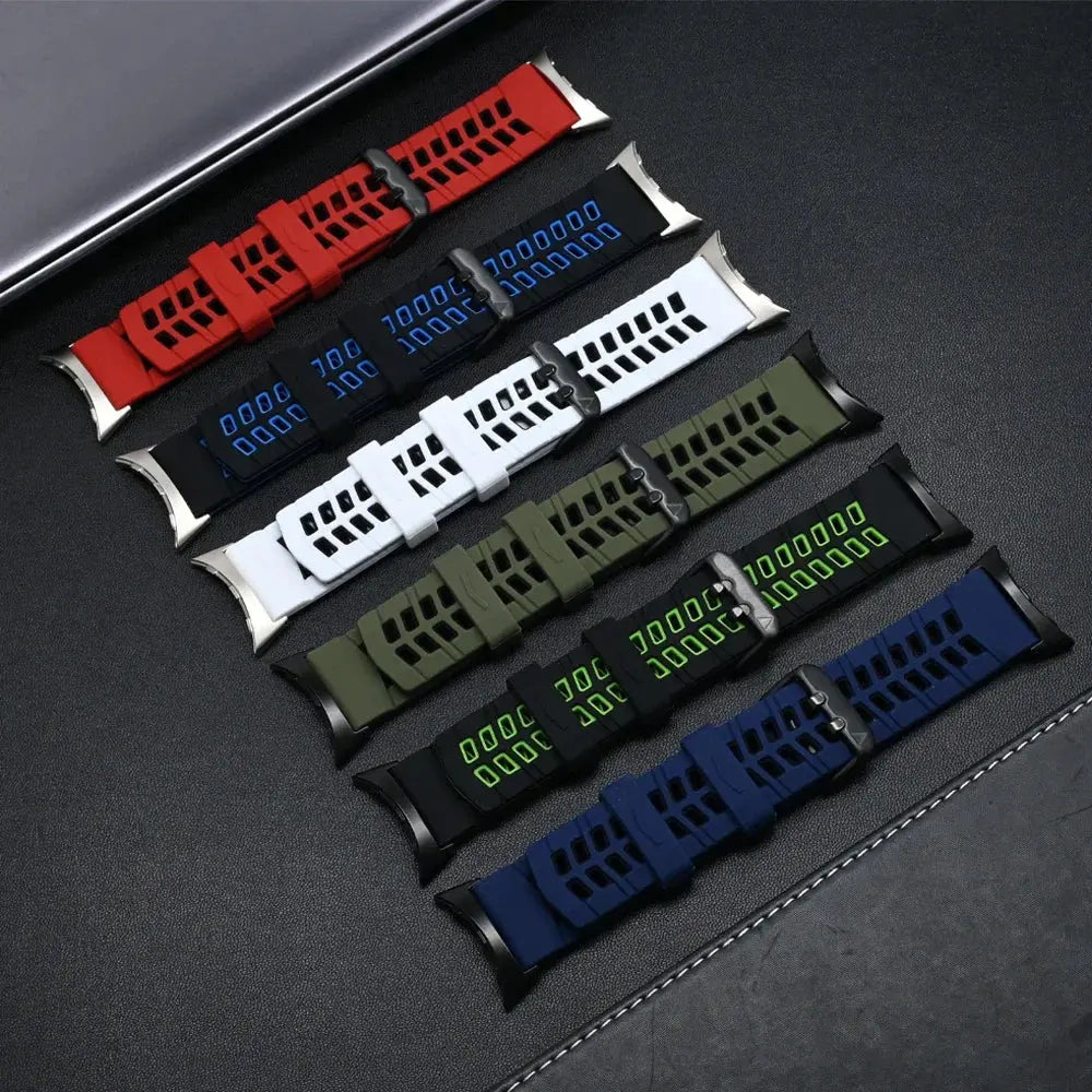 Premium Silicone Sport Band for Google Pixel Watch 3 & 4 (45mm) – No Gaps Quick Fit — product view 17
