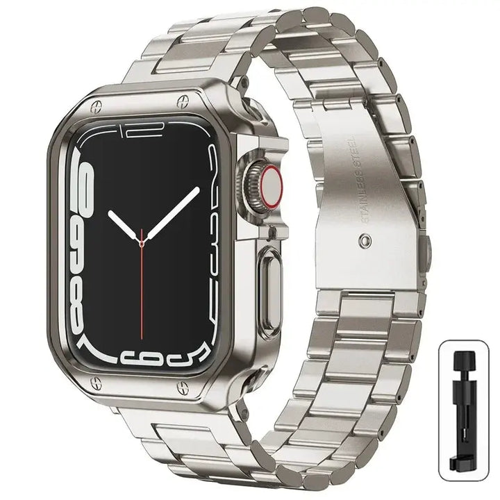 LuxGuard Elite Band & Case Set for Apple Watch Ultra 4/3/2/1 (49mm) & Selected Series Models