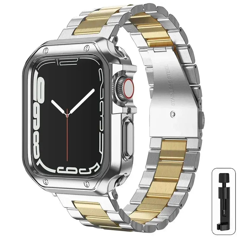 LuxGuard Elite Band & Case Set for Apple Watch