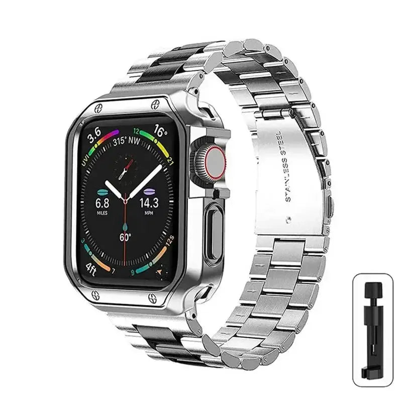 LuxGuard Elite Band & Case Set for Apple Watch