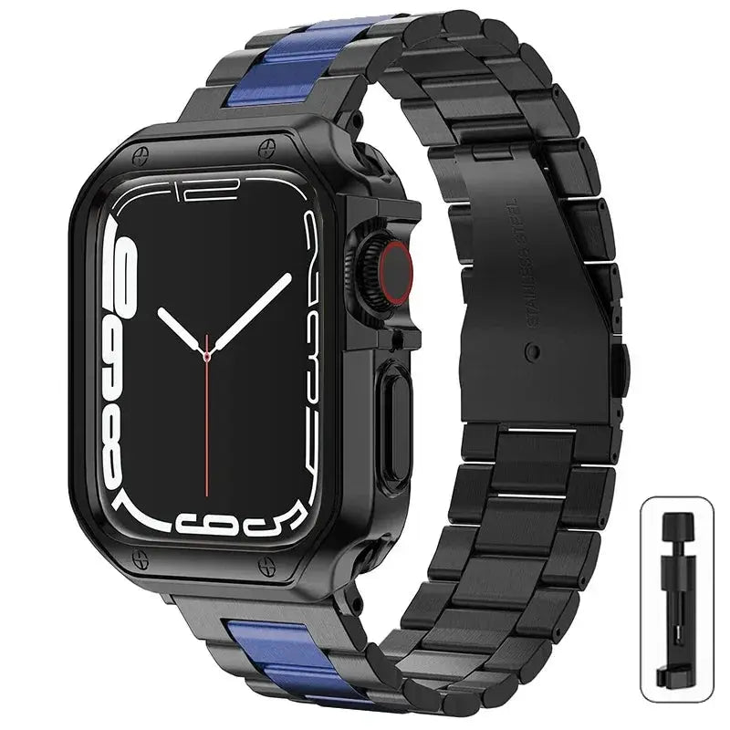 LuxGuard Elite Band & Case Set for Apple Watch
