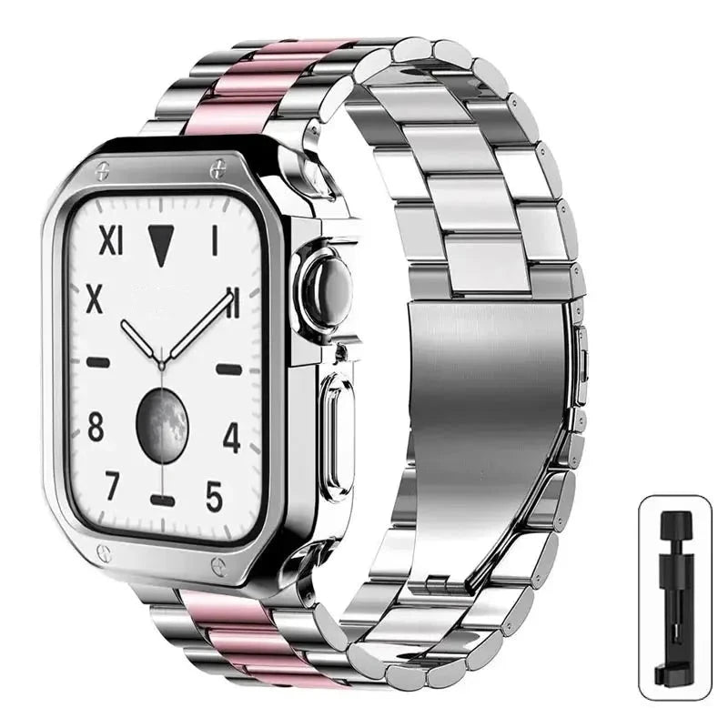 LuxGuard Elite Band & Case Set for Apple Watch