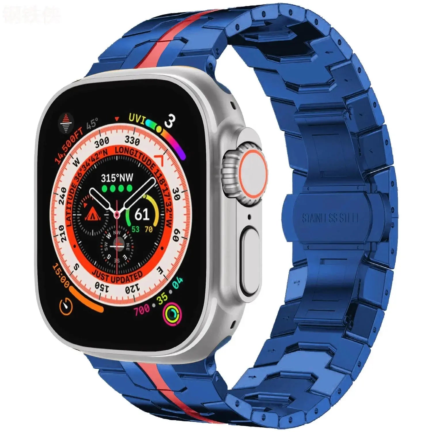 Stainless Steel Strap For Apple Watch Band 45mm 41mm 40mm 44mm 38mm Ultra 2 49mm Strap Metal Bracelet iWatch Series 10 46mm 42mm Avontic