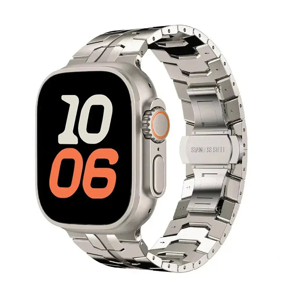 Stainless Steel Strap For Apple Watch Band 45mm 41mm 40mm 44mm 38mm Ultra 2 49mm Strap Metal Bracelet iWatch Series 10 46mm 42mm Pinnacle Luxuries