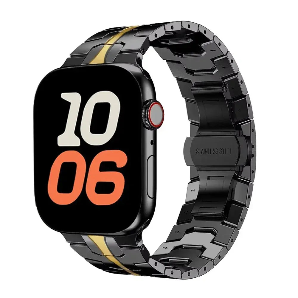 Stainless Steel Strap For Apple Watch Band 45mm 41mm 40mm 44mm 38mm Ultra 2 49mm Strap Metal Bracelet iWatch Series 10 46mm 42mm Pinnacle Luxuries