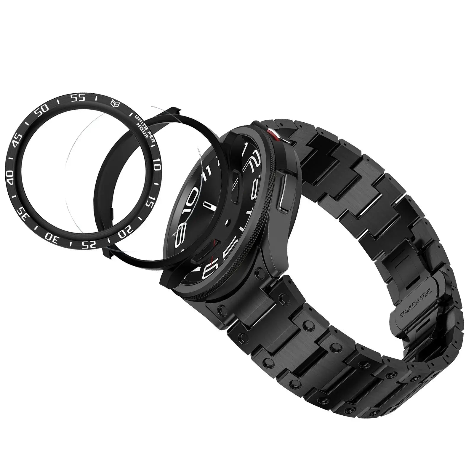 Titanium Elegance Band & Armor Case for Samsung Galaxy Watch — product view 15