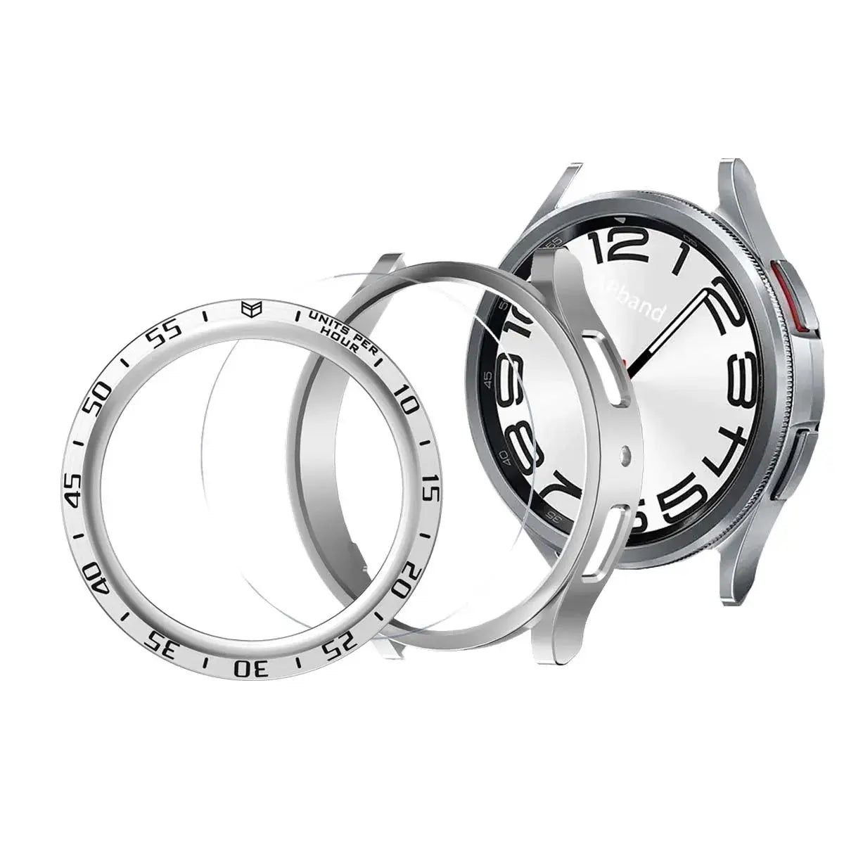 Titanium Elegance Band & Armor Case for Samsung Galaxy Watch — product view 19