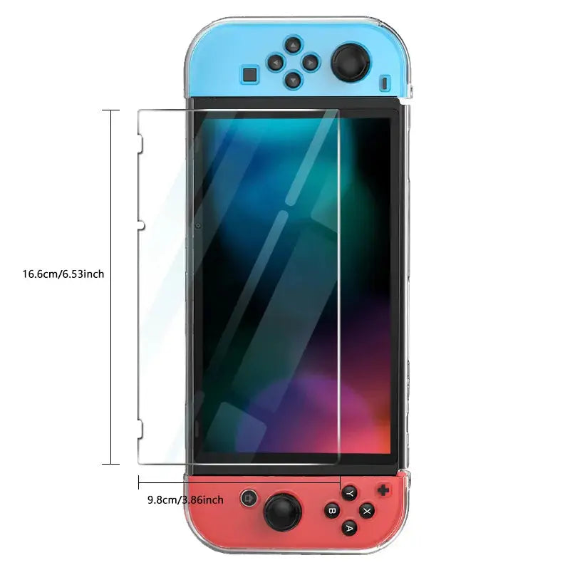 CrystalVue Nintendo Switch OLED Tempered Glass Screen Protectors - 3 Pack — product view 8