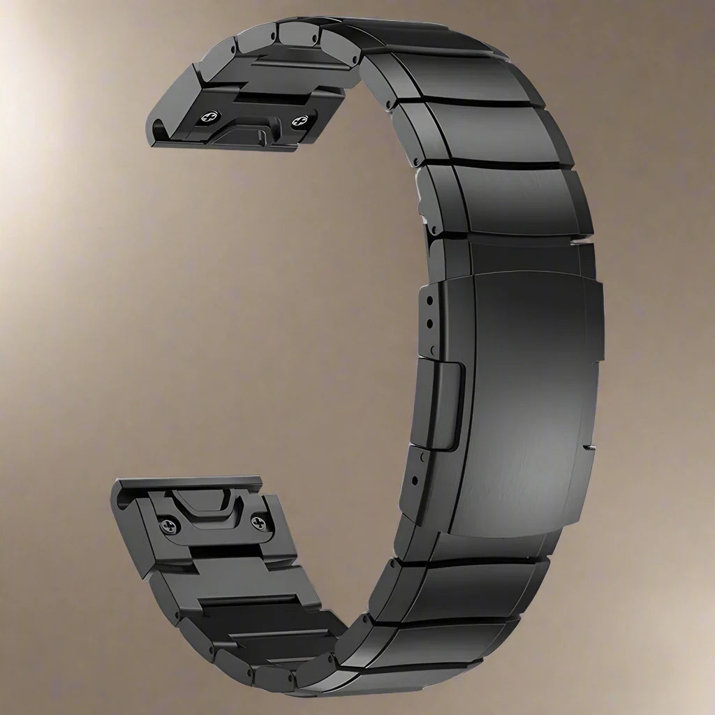 GarminGuard Titanium Elite Band – Precision Crafted for Garmin 22mm 26mm
