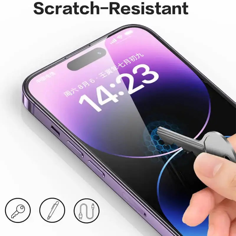 ShieldPro Tempered Glass Screen Protector for iPhone 16 – 9H Scratch-Resistant Film (5-Pack) — product view 5