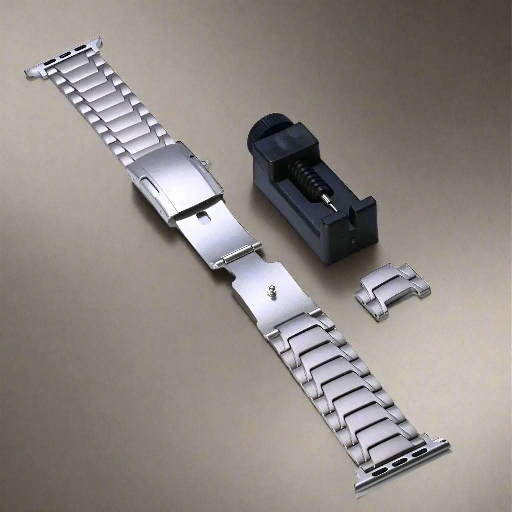 Titanium Luxury Strap For Apple Watch Ultra 2 49mm 9 8 7 45mm 42mm 44mm Men business Band for Iwatch Series 6 5 4 3 se bracelet Pinnacle Luxuries