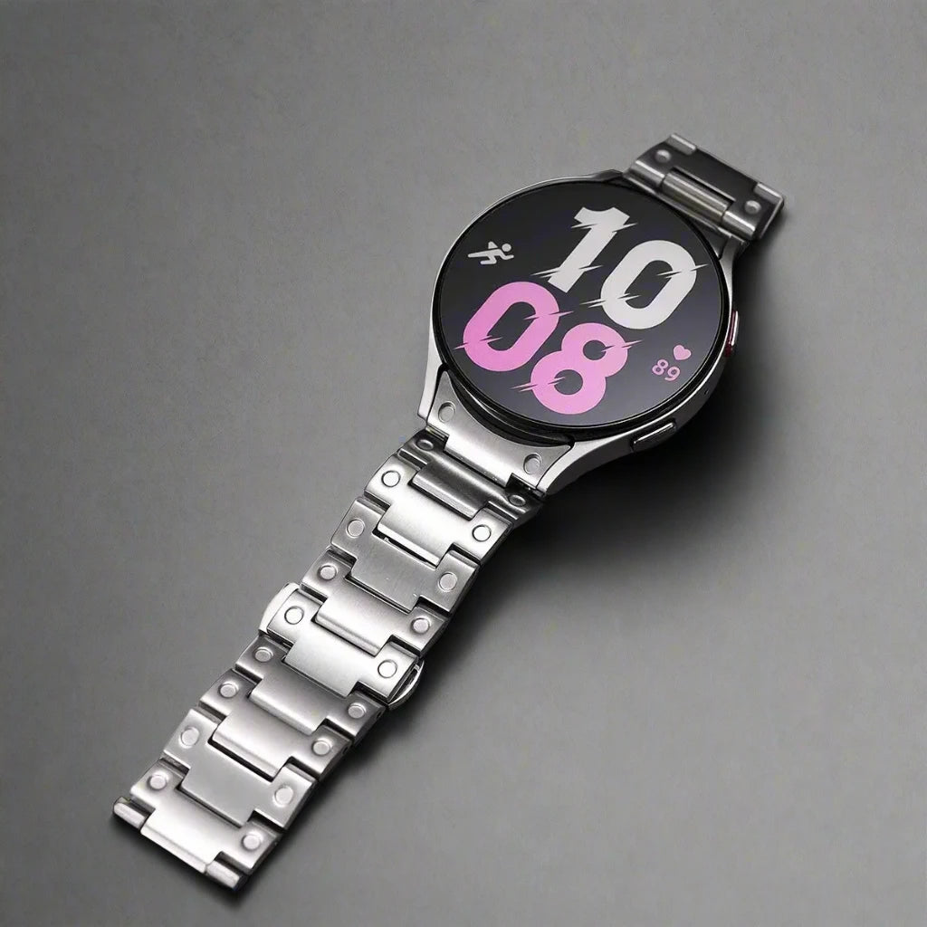 Titanium Elegance Custom Watch Band for Samsung Galaxy Watch — product view 3