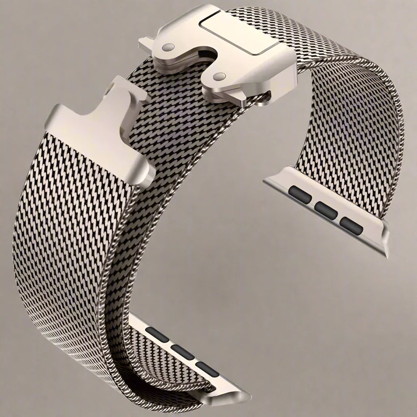 Avontic TitanMeshPro — Titanium Milanese Loop Band for Apple Watch Ultra 3/2/1 (49mm) & Series 11/10/9/8/7/SE/6/5/4/3 (42/44/45mm)